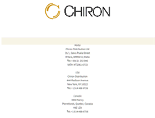 Tablet Screenshot of chironinc.com
